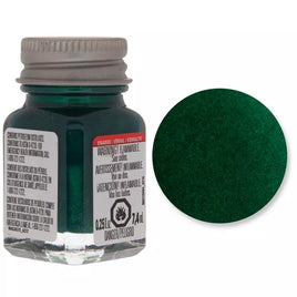 Green Metallic Flake Enamel Paint 0.25oz