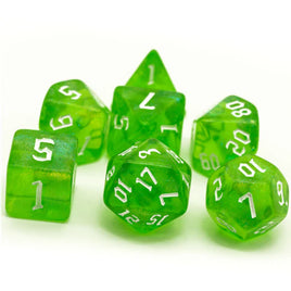 Forest Elemental Polyhedral Dice Set (7)