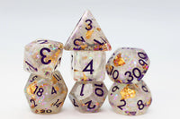 Frozen Treasure Polyhedral Dice Set (7)