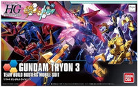 HGBF Gundam Tryon 3 (1/144 Scale) Plastic Gundam Model Kit