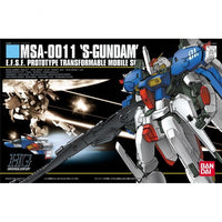 HGUC #23 MSA-0D11 S-Gundam (1/144 Scale) Plastic Gundam Model Kit