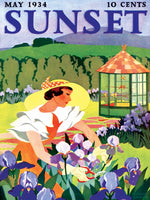 Sunset Iris Gardening (500 Piece) Puzzle