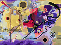 CreArt Kandinsky: Yellow-Red-Blue Paint by Number