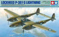 Lockheed P-38 F/G Lightning (1/48 Scale) Plastic Aircraft Model Kit