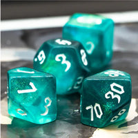 Ocean Elemental Polyhedral Dice Set (7)