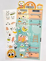 Panda Sweet Shop Flat Stickers