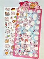 Piggy Snack Flat Stickers