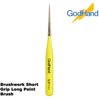 GodHand ShortGrip Long Point Brush