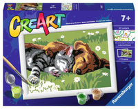 CreArt Sleeping Cats Paint by Numbers