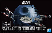 Star Wars: Return of the Jedi Clear Vehicle Plastic Model Kit Set