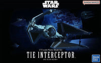 Star Wars TIE Interceptor (1/72 Scale) Plastic Sci-Fi Model Kit