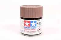 Tamiya Color X-33 Bronze Gloss Acrylic Paint 23mL