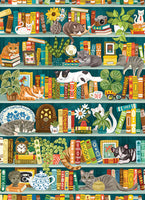 The Purrfect Bookshelf (1000 Piece) Puzzle