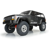 2001 Jeep Cherokee Clear Body for 12.3 inches (313mm) Wheelbase Scale Crawlers