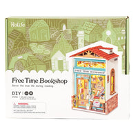 DIY Miniature  House Kit - Free Time Bookshop