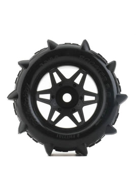 1/8 Rooster 3.8" Belted Paddle Tires 17mm