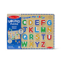 Wooden Sound Puzzle: See & Hear Alphabet