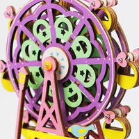 DIY 3D Wooden Puzzle - Music Box: Ferris Wheel