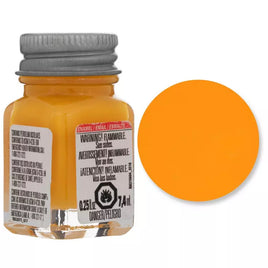 Flat Yellow Enamel Paint 0.25oz.