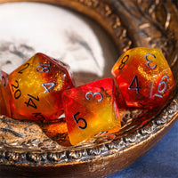 Fiery Sweets Polyhedral Dice Set (7)