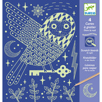 Glow-in-the-Dark At Night Scratch Cards Activity Set