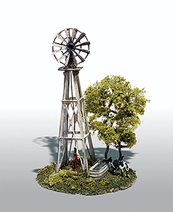 Mini-Scene(TM) Unpainted Metal Kit -- Windmill