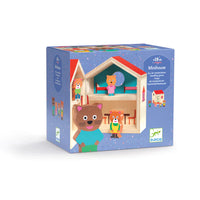 Wooden Mini Dollhouse