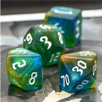 Nature Elemental Polyhedral Dice Set (7)