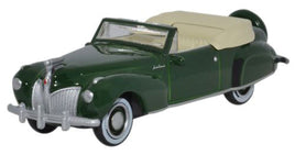 1941 Lincoln Continental Convertible Top Down Spode Green