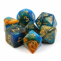 River at Dusk Polyhedral Dice Set (7)