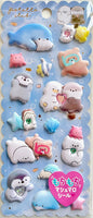 Pastel Super Puffy Stickers