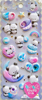 Pastel Super Puffy Stickers