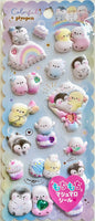 Pastel Super Puffy Stickers