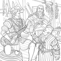 The Witcher Adult Coloring Book