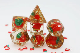 Wild Strawberries Polyhedral Dice Set (7)