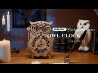 3D Owl Clock