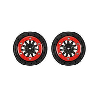 ProTrac Suspension F11 2.2/3.0 Red/Black BeadLock Wheels (2-pack)