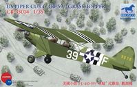 U.S Piper Cub L4(0-59) Grasshopper (1/35 Scale) Plastic Aircraft Model Kit