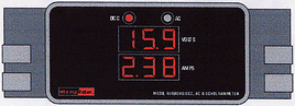 RRampmeter; Digital Meter for DCC, DC & AC Volts & Amps -- Version III (Enclosed with Clip Leads & Battery Backup for Low Voltage)