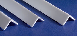 .060" 1.5mm Angle White Styrene Plastic (Pack of 4)