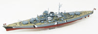 German Battleship Bismarck (1/618 Scale) Plastic Boat Model Kit