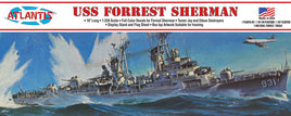 SS Forrest Sherman Guided Missile Destroyer (1/320 Scale) Plastic Boat Model Kit