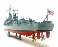 SS Forrest Sherman Guided Missile Destroyer (1/320 Scale) Plastic Boat Model Kit