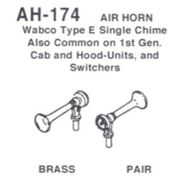 Wabco Type E Single Chime Air Horns