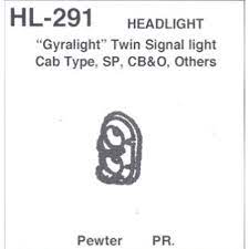 Gyralight Twin Signal Headlight for SP CB&Q (Pack of 2)