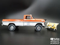 1972 Ford F-250 4x4 with Snow Plow (1/25 Scale) Vehicle Model Kit