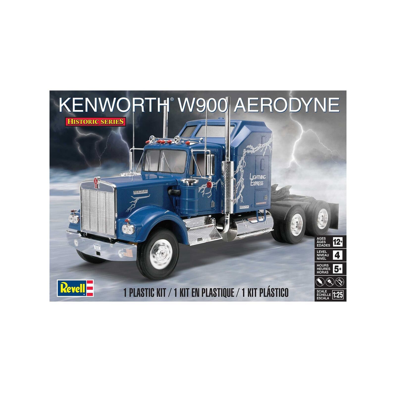 1/25, Kenworth W925 Semi Tractor, Model Kit - Get A Hobby