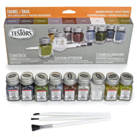 Military Enamel 9-Color Paint Set