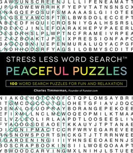 Stress Less Word Search Peaceful Puzzle