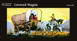 Covered Wagon with Figure (1/48 Scale) Vehicle Model Kit